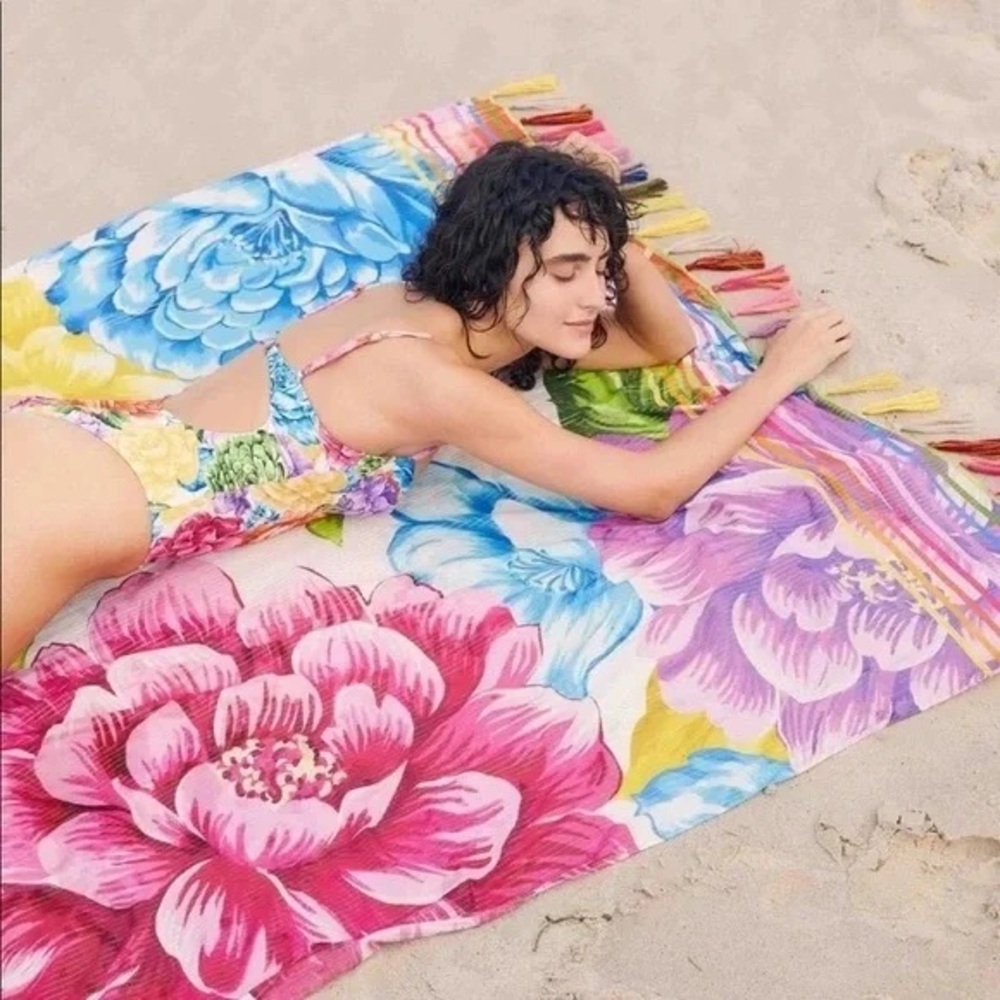 Farm Rio Floral Multicolor Sarong one size